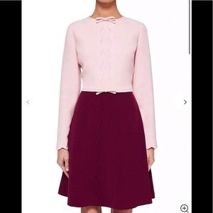 Ted baker scalloped dress